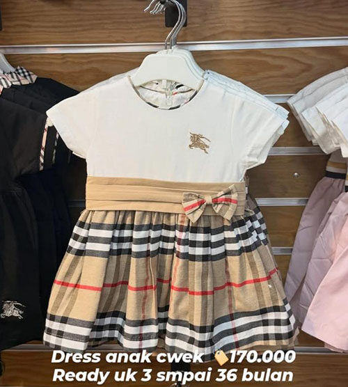 DRESS ANAK CEWEK