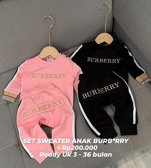 SET SWEATER ANAK BURBERRY