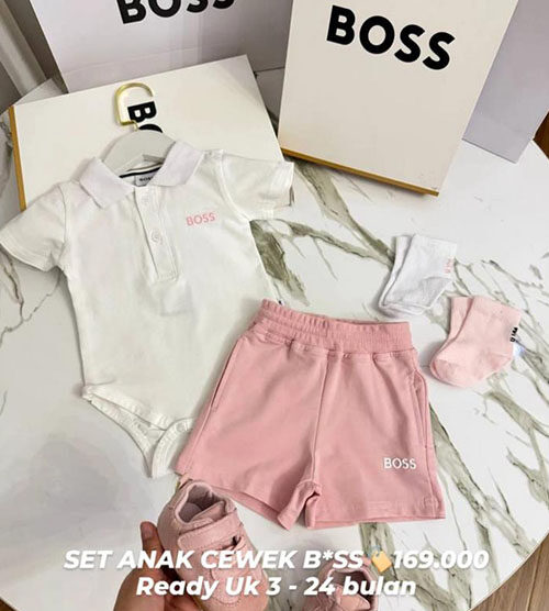 SET ANAK CEWEK BOSS